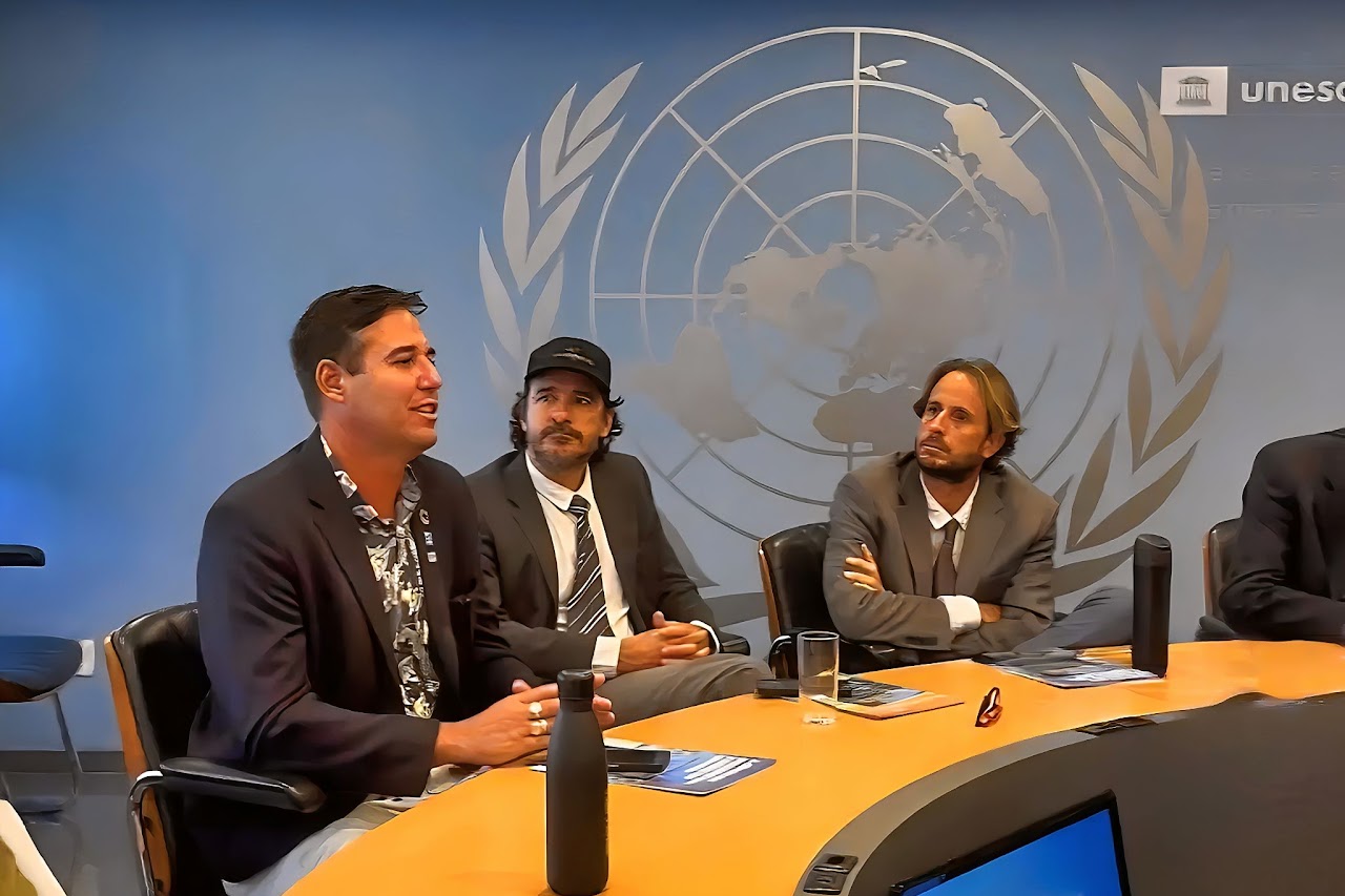 Equipe Ecosurf em reunião na ONU Meio Ambiente