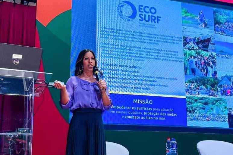Apresentação do Ecosurf em evento