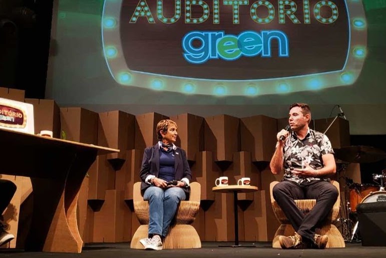 Conversa em evento no Auditório Green