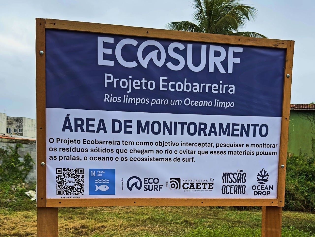 Ecobarreira da Missão Oceano, foto 1