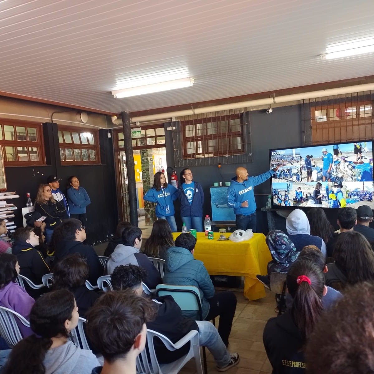 Palestras do Oceano na Escola