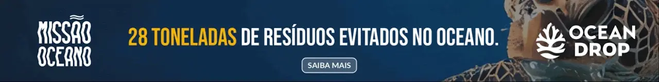 Missão Oceano: 28 toneladas de resíduos evitados no Oceano, em parceria com a Ocean Drop. Saiba mais.